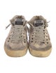 Golden Goose Canvas Printed Sneakers