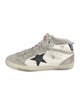 Golden Goose Leather Colorblock Pattern Sneakers