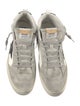 Golden Goose Leather Colorblock Pattern Sneakers