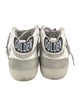 Golden Goose Leather Colorblock Pattern Sneakers