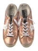 Golden Goose Leather Printed Sneakers