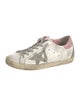 Golden Goose Leather Printed Sneakers