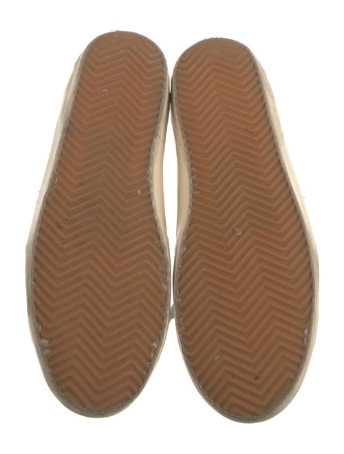 Golden Goose Leather Printed Sneakers