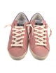 Golden Goose Suede Colorblock Pattern Sneakers