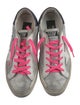 Golden Goose Glitter Distressed Accents Sneakers