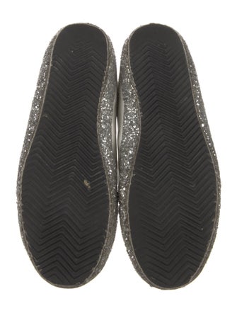 Golden Goose Leather Printed Sneakers