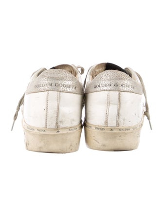 Golden Goose Leather Distressed Accents Sneakers