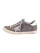 Golden Goose Suede Colorblock Pattern Sneakers