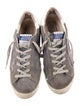 Golden Goose Suede Colorblock Pattern Sneakers
