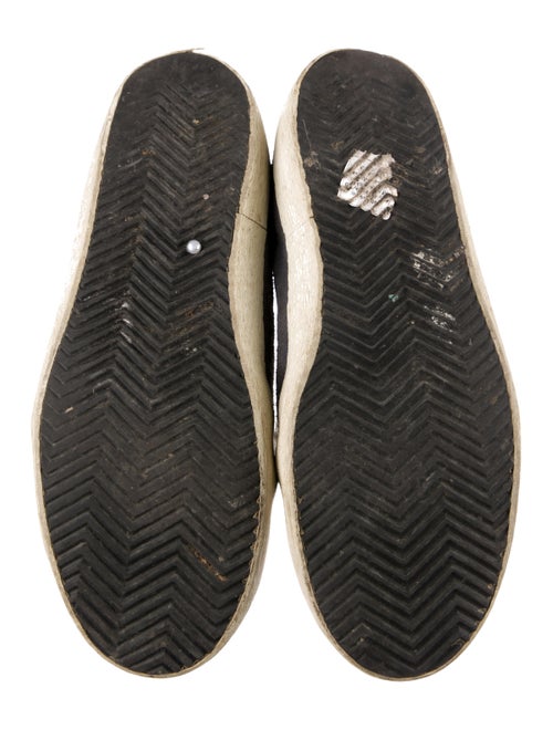 Golden Goose Suede Colorblock Pattern Sneakers