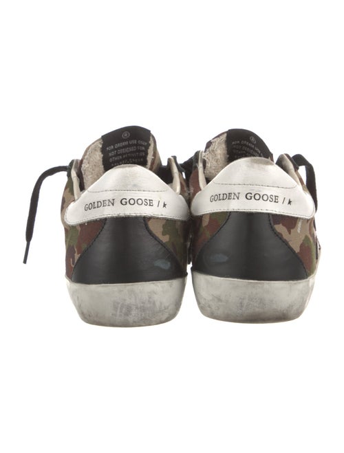 Golden Goose Printed Distressed Accents Sneakers