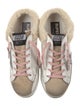 Golden Goose Leather Colorblock Pattern Sneakers