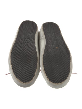 Golden Goose Leather Colorblock Pattern Sneakers