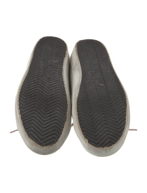 Golden Goose Leather Colorblock Pattern Sneakers