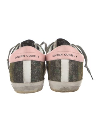 Golden Goose Glitter Printed Sneakers