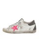 Golden Goose Leather Printed Sneakers