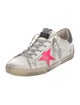 Golden Goose Leather Printed Sneakers