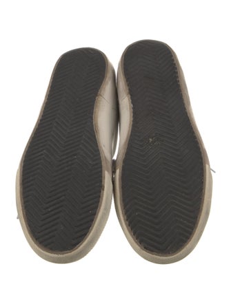 Golden Goose Leather Printed Sneakers