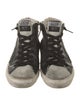 Golden Goose Leather Distressed Accents Sneakers