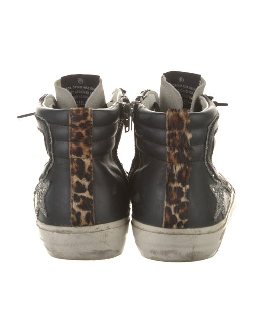 Golden Goose Leather Distressed Accents Sneakers