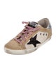 Golden Goose Suede Colorblock Pattern Sneakers
