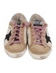 Golden Goose Suede Colorblock Pattern Sneakers