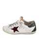 Golden Goose Leather Printed Sneakers