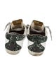 Golden Goose Leather Printed Sneakers