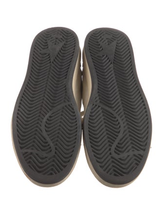 Golden Goose Leather Colorblock Pattern Sneakers