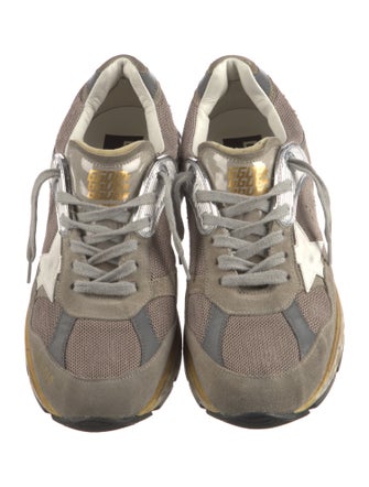 Golden Goose Suede Printed Sneakers