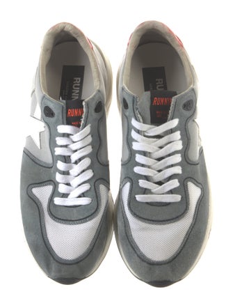 Golden Goose Suede Printed Sneakers
