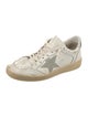 Golden Goose Leather Printed Sneakers