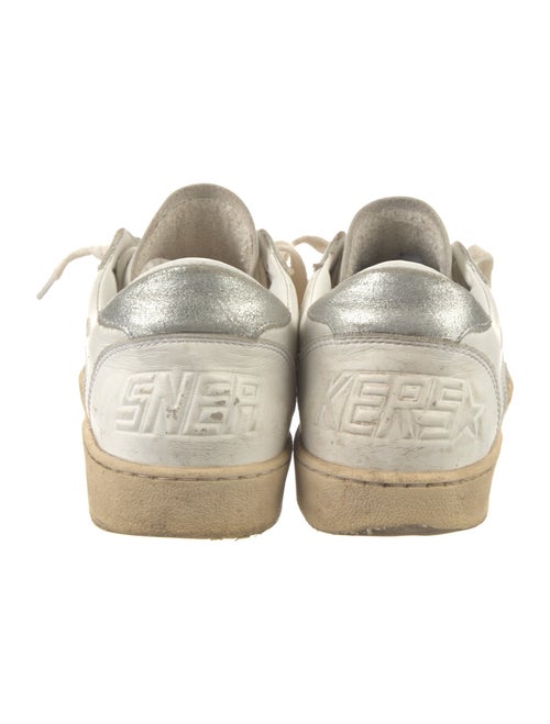 Golden Goose Leather Printed Sneakers
