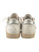 Golden Goose Leather Printed Sneakers