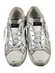 Golden Goose Leather Printed Sneakers