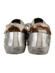 Golden Goose Leather Printed Sneakers