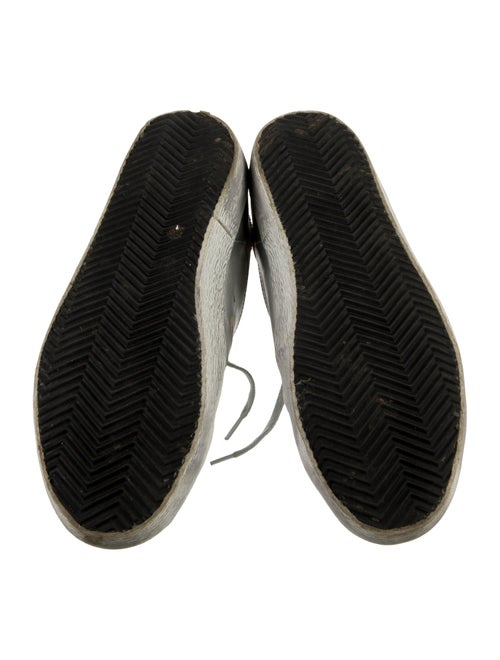 Golden Goose Leather Printed Sneakers