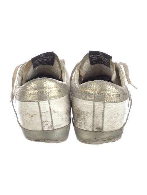 Golden Goose Leather Distressed Accents Sneakers