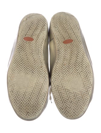 Golden Goose Leather Distressed Accents Sneakers