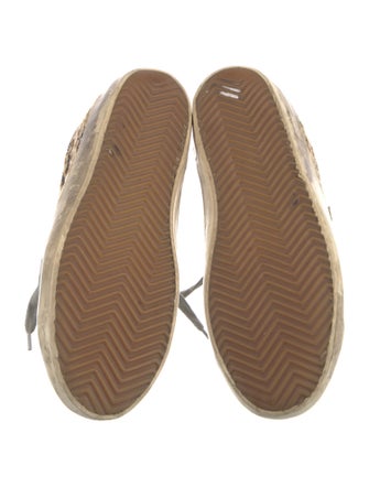 Golden Goose Ponyhair Animal Print Sneakers