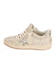 Golden Goose Suede Glitter Accents Sneakers