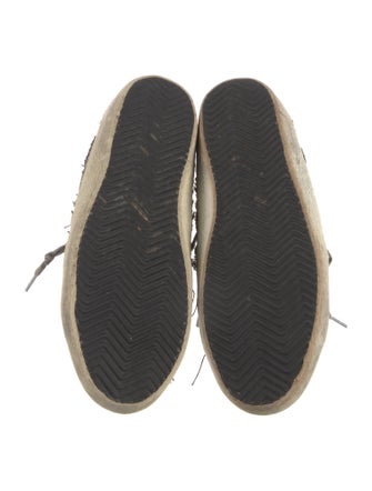 Golden Goose Canvas Animal Print Sneakers