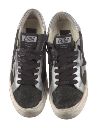 Golden Goose Glitter Colorblock Pattern Sneakers