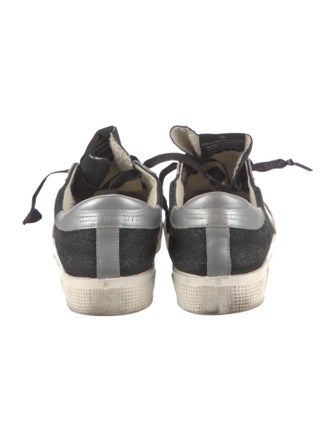Golden Goose Glitter Colorblock Pattern Sneakers