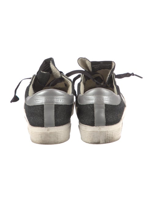 Golden Goose Glitter Colorblock Pattern Sneakers