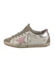 Golden Goose Leather Colorblock Pattern Sneakers