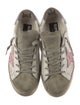 Golden Goose Leather Colorblock Pattern Sneakers