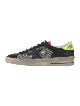 Golden Goose Suede Printed Sneakers