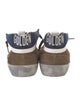 Golden Goose Suede Colorblock Pattern Sneakers