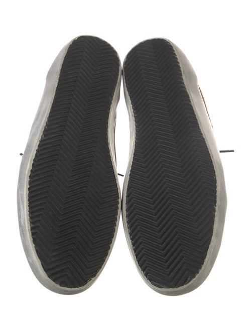 Golden Goose Suede Colorblock Pattern Sneakers